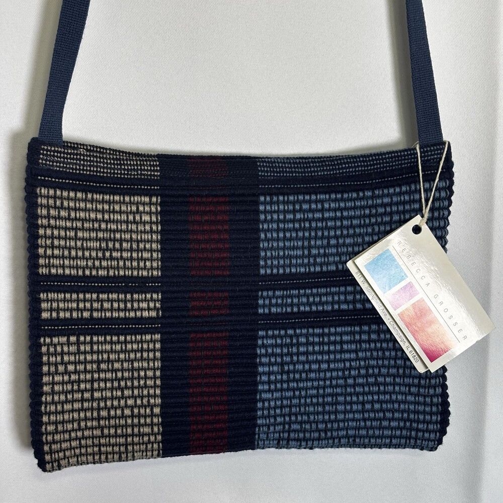 Women’s Multicolor Hand Woven Bohemian Hippie Shoulder Bag Om Zip 100% Cotton